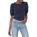 Amazon Essentials Women's Regular-Fit Twist Puff Sleeve Crewneck T-Shirt