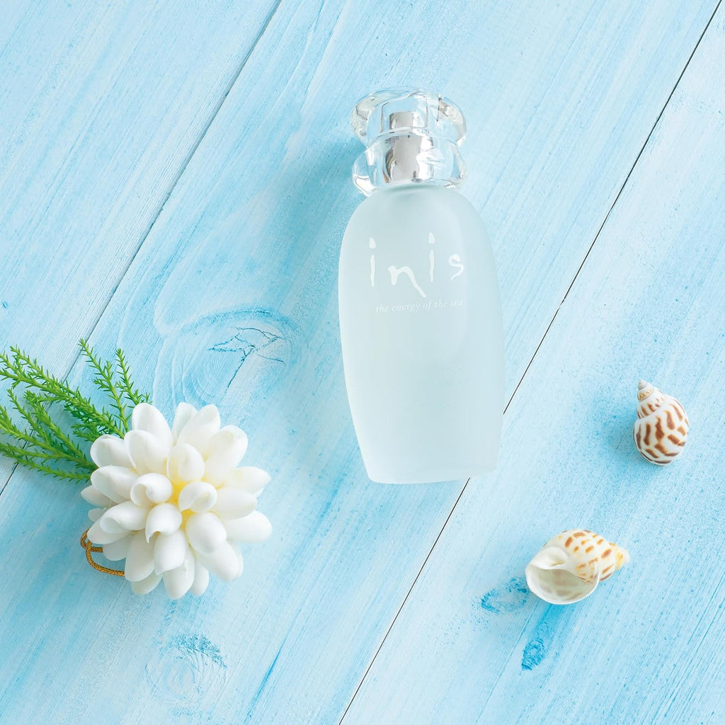 Inis the Energy of the Sea - Cologne Spray, Large Unisex Perfume for Women and Men, Clean Fresh Aquatic Ocean Fragrance in Frosted Sea Glass Bottle, 3.3 fl oz