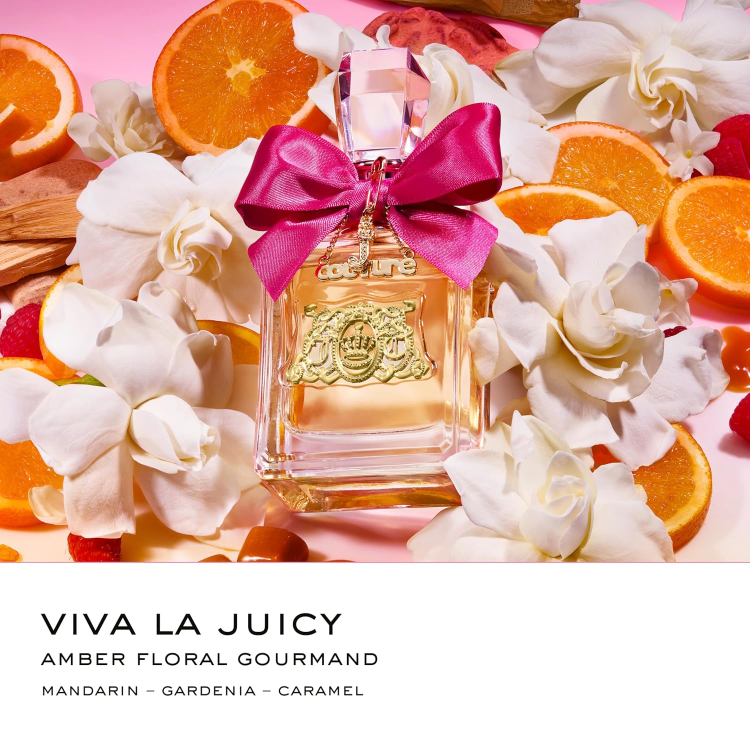 Juicy Couture Viva La Juicy Eau De Parfum, Women's Perfume with Notes of Mandarin, Gardenia & Caramel, Floral & Sweet Perfume for Women, EDP Spray