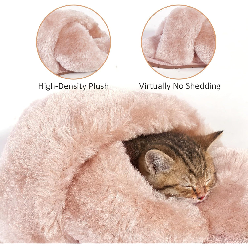 Women's Slippers Plush Pink